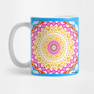 circle of mandala ecopop Mug